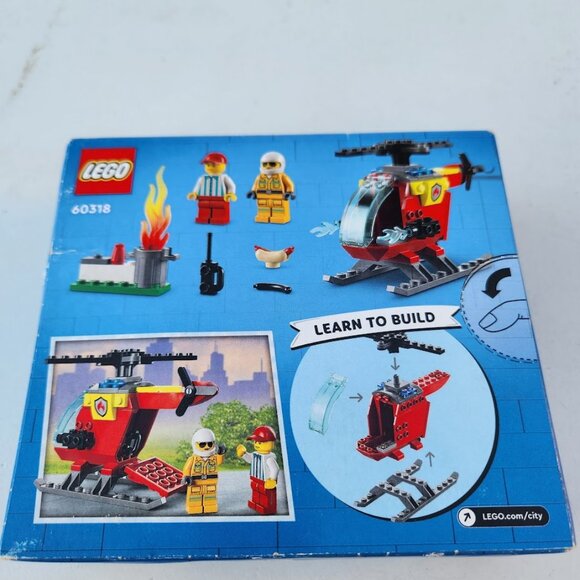 NEW LEGO City Fire Helicopter 60318 Building Set CHRISTMAS GIFT STOCKING STUFFER - Picture 3 of 6